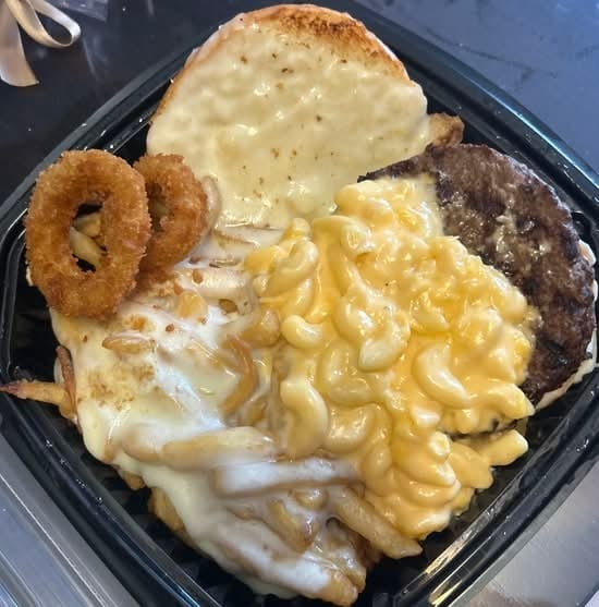 Mac n' Cheese Burger.