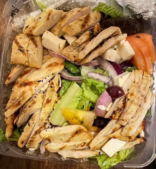 Sub Greek Salad.